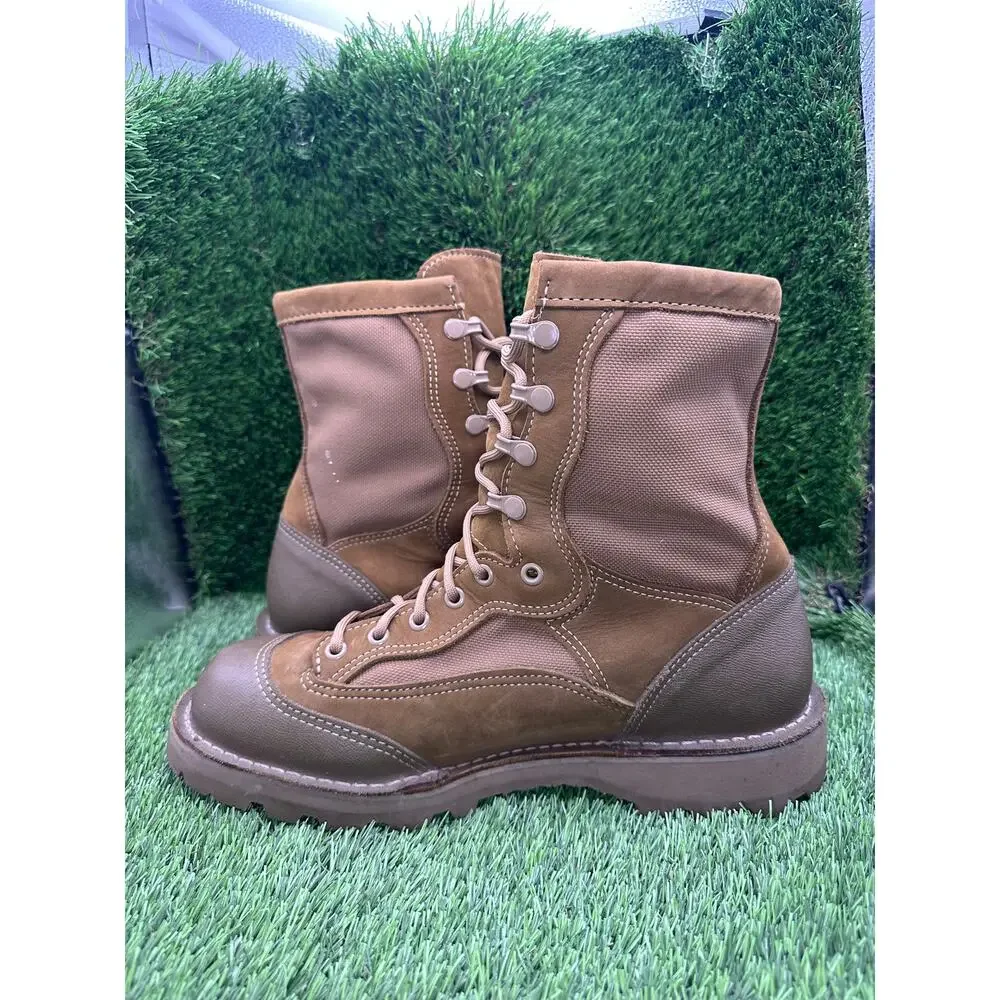 Vintage Danner 15660X Combat Boot Men's 9.5 Brown Leather US Marine Corps USA